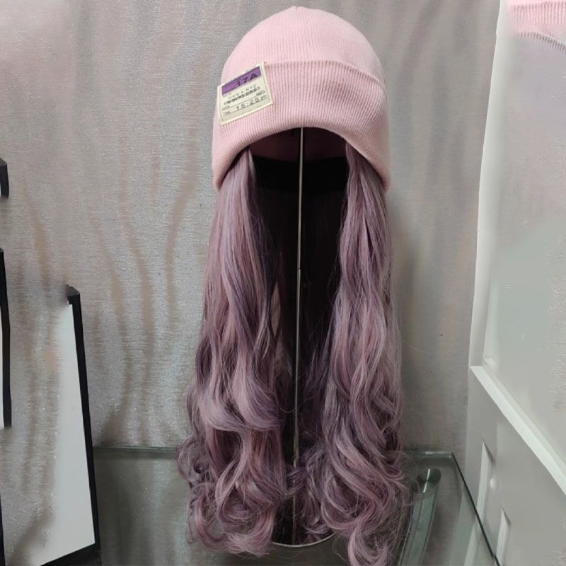 Korean-Style Ins Knitted Detachable Trendy Influencer Ski Wool Warm Hat with Ear Protection and Head Wrap Korean-Style Ins Knitted Detachable Trendy Influencer Ski Wool Warm Hat with Ear Protection and Head Wrap