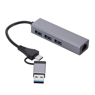 USB3.0 gigabit network card typec to network port USB HUB usb-c to rj45 network port HUB splitter
