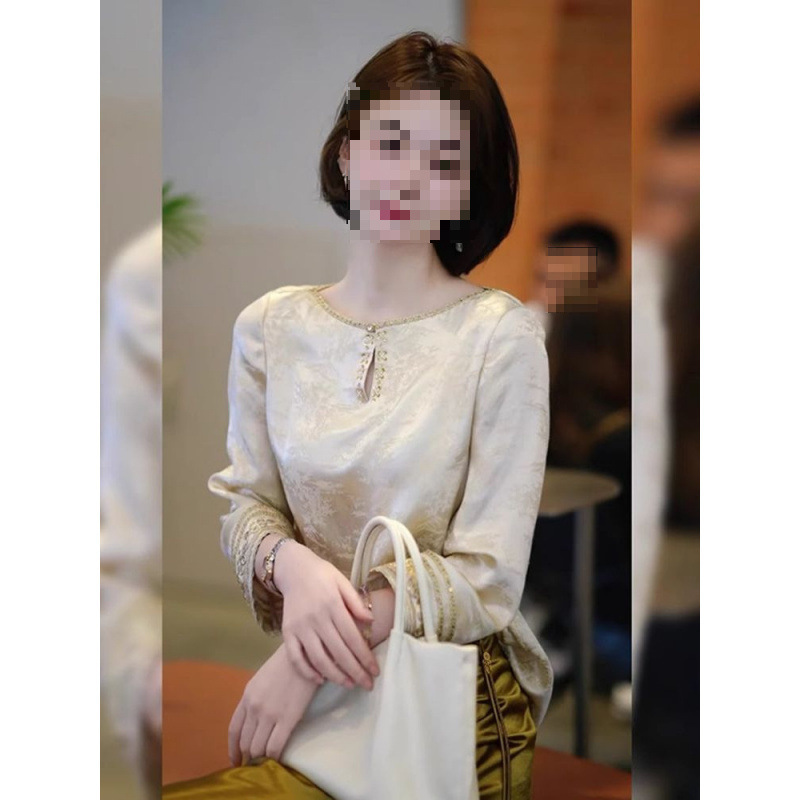 2025 新しいホットスタイルハイエンドフェミニンな新しい中国風のスカートツーピーススーツ女性の夏|undefined