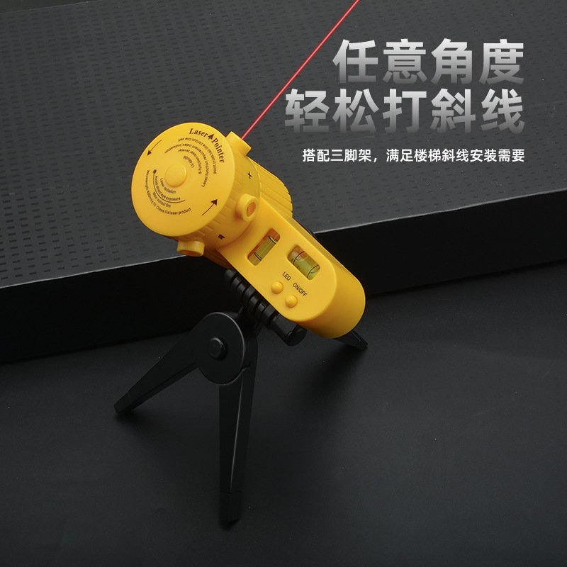 Herramienta de baldosas LV06 nivel láser multifuncional herramienta de nivelación láser infrarroja de ángulo recto disponible por la noche