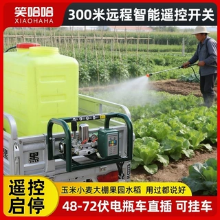电动打药机高压农用48V60V72V纯铜电机喷药机远程遥控电动喷雾器
