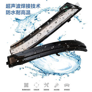 Applicable to Volkswagen CC Magotan Sagitar Lavida Golf 67 Lingdu Modified Blue Rear View Mirror Flowing Turn Signal