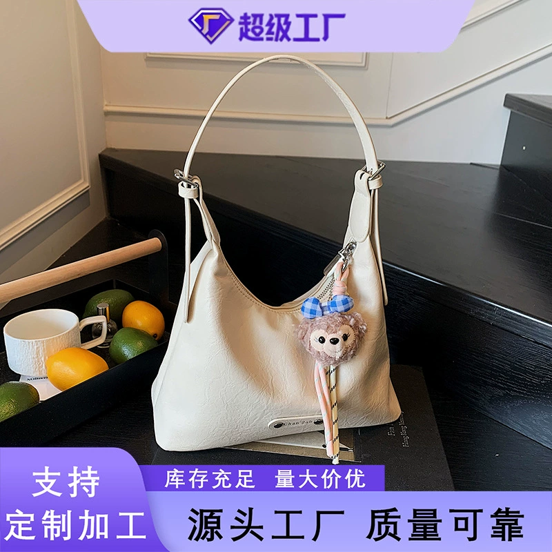 Повседневная сумка-тоут, нишевая сумка через плечо, новинка лета 2025, модная сумка для подмышек, корейский стиль, сумка для поездок на работу, корейская сумка для девочек