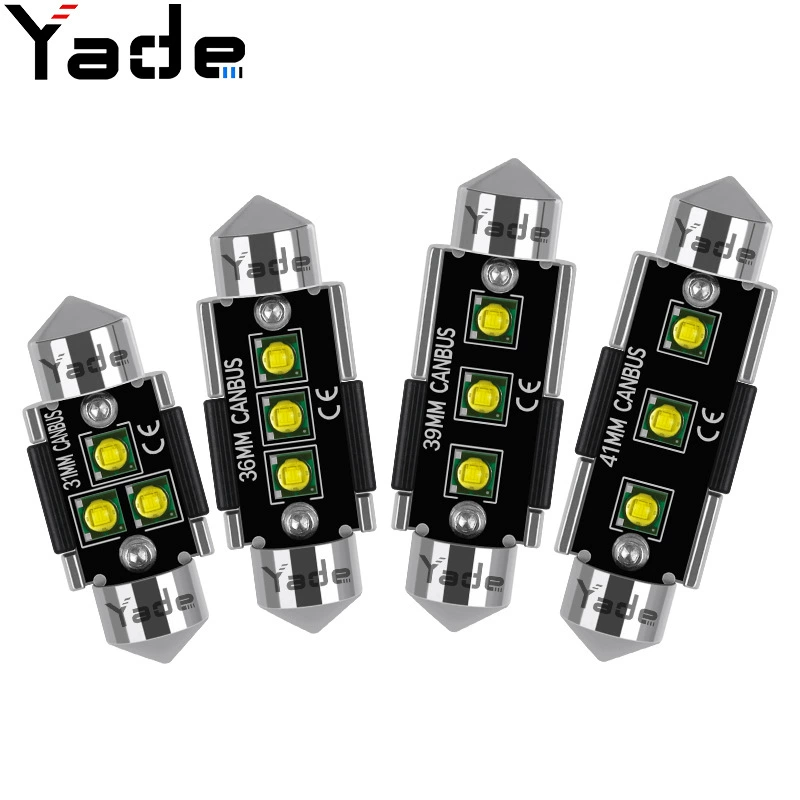 Новые автомобильные светодиодные потолочные светильники с двойным заостренным CREE 3535 3SMD Kori подсветка для чтения