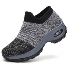 跨境旅游单鞋2025套脚大码低帮帆布鞋气垫板鞋一件代发登山户外女