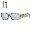 Human head, fashionable sunglasses suitable for men and women, new collection, European style