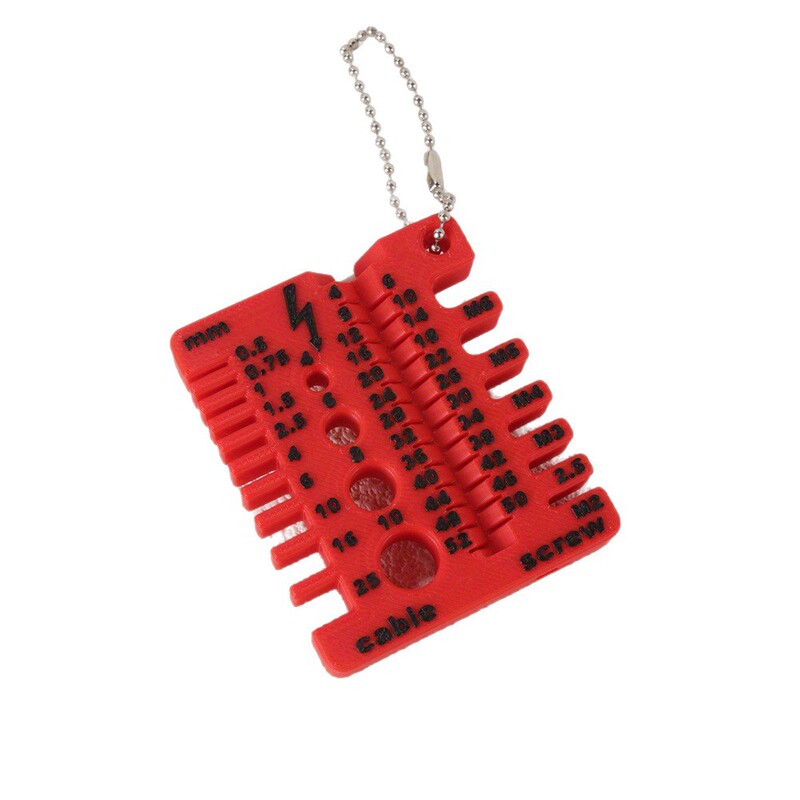 跨境热销3d打印Wire screw measuring tool 线材螺丝测量辅助工具|undefined