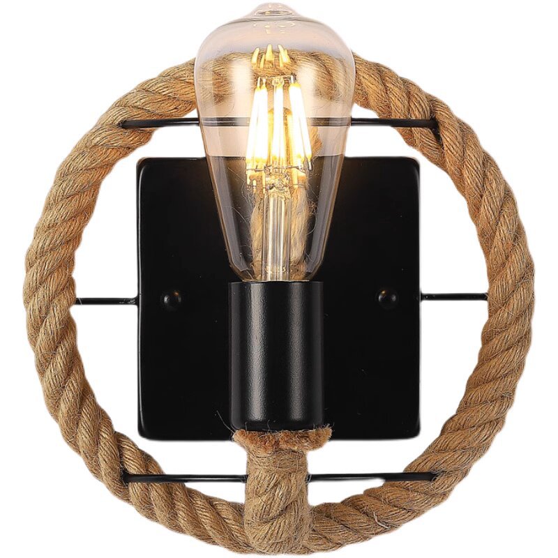 American lino lámpara de pared loft retro industrial estilo creativo restaurante rural bar pasillo lámpara de pared