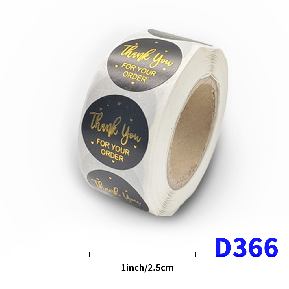 D366;2.5cm/1inch*500 스티커
