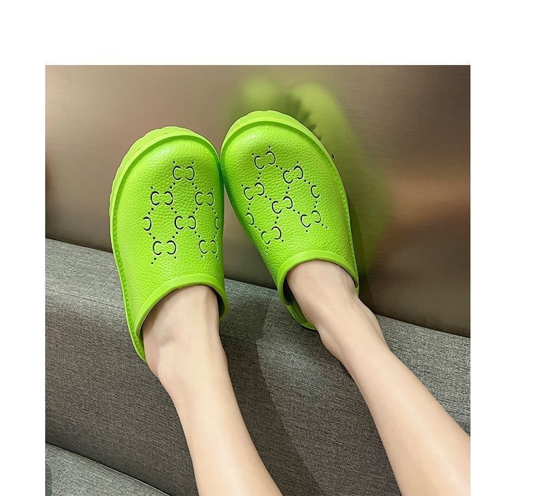 Quality Shoes G Brand New Trendy Unisex Sandals With Platform Soles, Stylish Beach Shoes, Thick-soled Closed-toe Shoes_vogvips.com