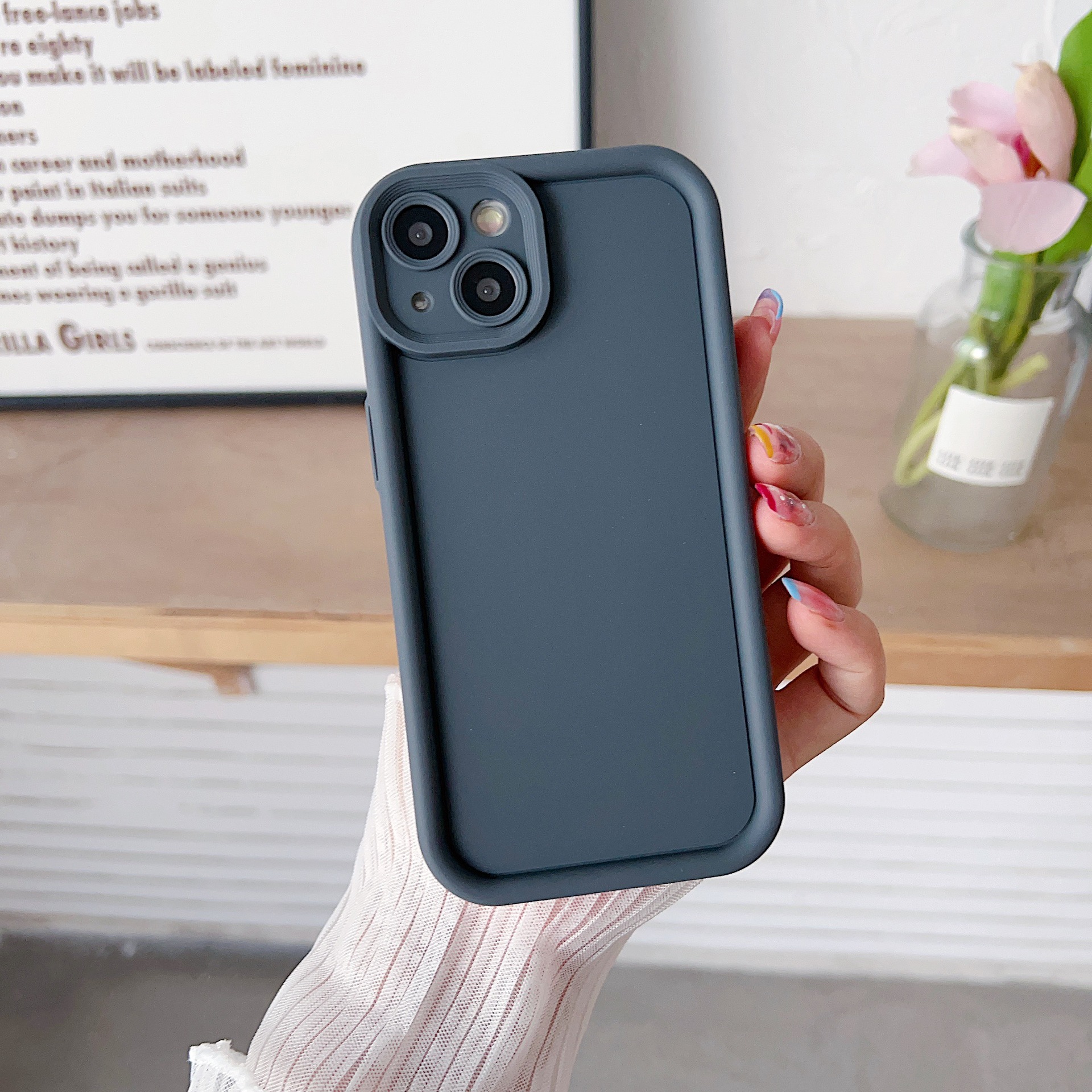 Coque de protection 3c compatible avec le nouveau modèle Diamond Sand, en TPU uni, pour téléphone 14 pouces et 15 pouces._voghion.com