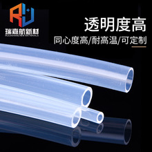 上海厂家直销耐高温200°C弹性好光滑柔软绝缘的透明硅胶管