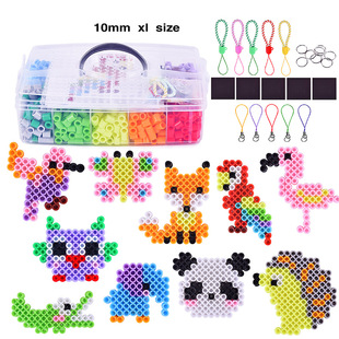 Jin Le Tong 10mm Animal Bean Spelling suit Amazon European and American Puzzle Handmade diy Creative Bean Spelling suit
