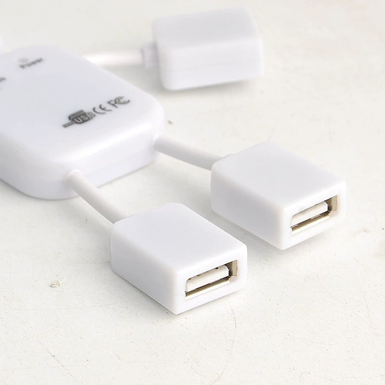 Фабрично-оптовый компьютерный USB-разветвитель с четырьмя интерфейсами USB2.0, конвертер-удлинитель типа HUB