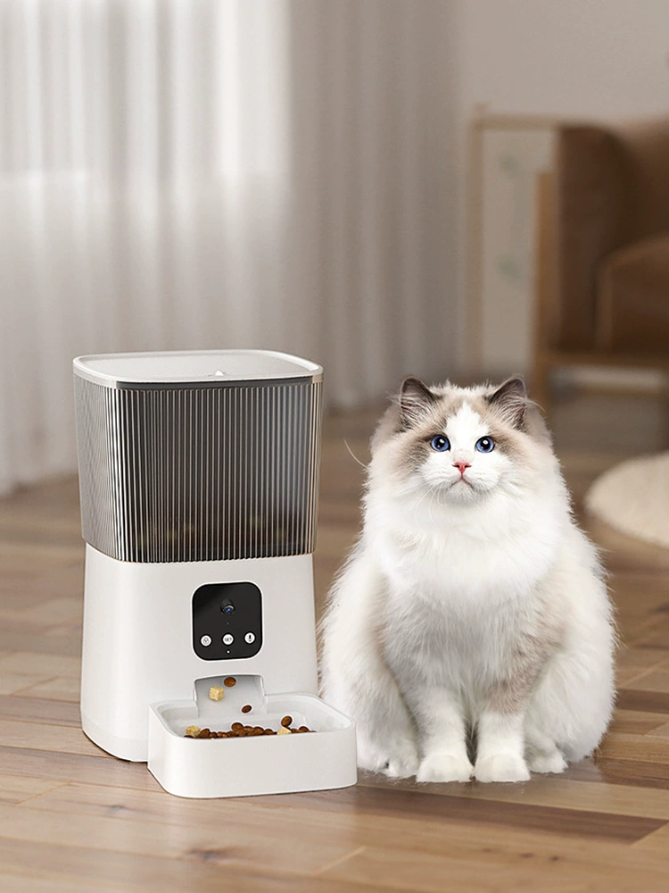 Pet интеллектуальная автоматическая кормушка кошка собака автоматическая подавая машина кошка собака сроки количественная машина кормления