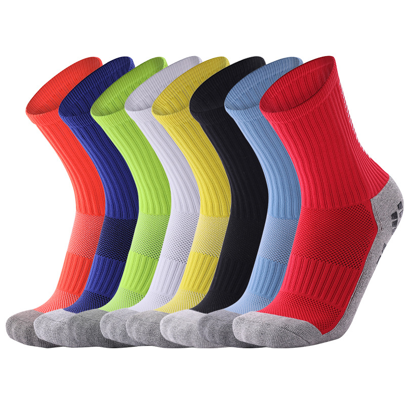 Asciugamano sportivo per adulti, traspirante, antiscivolo, resistente all'usura, assorbente per il sudore, spesso, a metà polpaccio, Mingjun Dot Glue_voghion.com