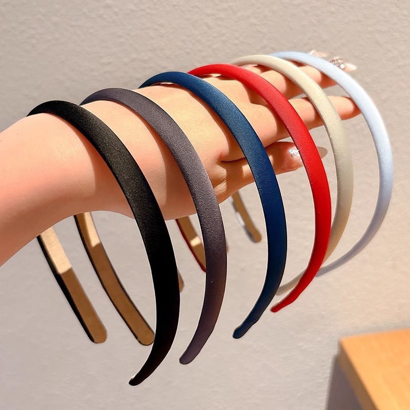 Fijación de cabello de satén francés de estilo fino para mujeres de alta calidad, estilo extranjero, estilo de salida, toque de cabello universal simple, clips de cabello de presión