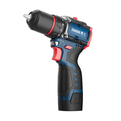 Cordless Brushless Lithium Drill 16.8V Charging Drill, Household Industrial Grade Pistol Drill Electric Screwdriver, Little Steel Cannon