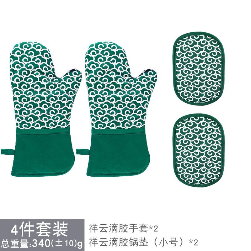 現物家庭用厨房焙煎セット高温オーブン焙煎ツールとロングタイプのシリカゲル断熱セット卸売り|undefined