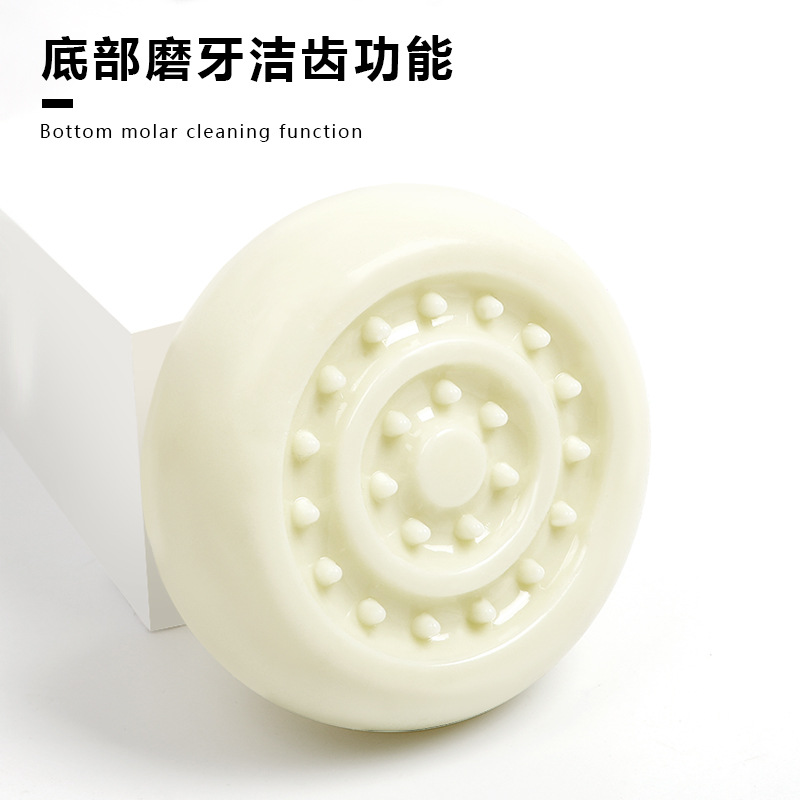 Nuevos bollos de Amazon, comida lenta, dispositivo de comida que gotea, juguetes para perros, molares gruesos y resistentes a morder, modelo de juguete para perros TPR