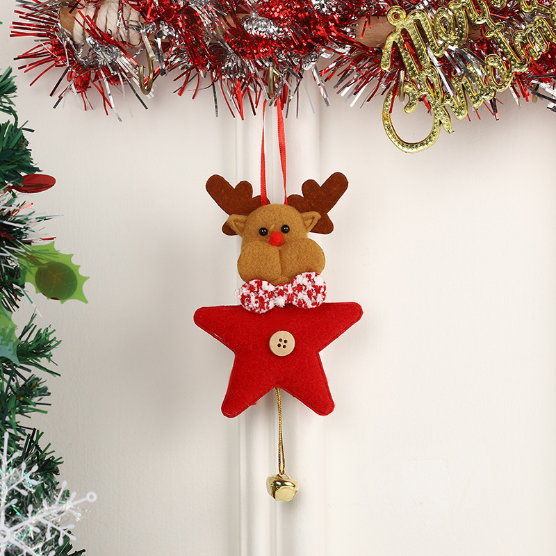 クロスボーダークリスマスペンダントクリスマスツリーペンダント装飾品サンタクロースベルペンダント装飾品卸売り|undefined
