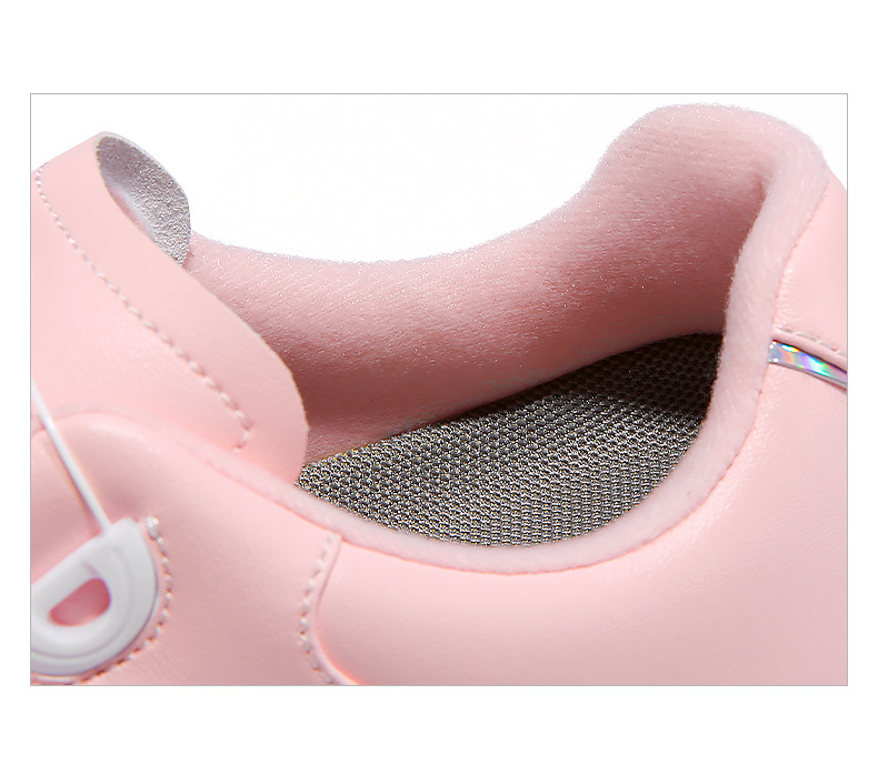 Giày golf nữ PGM chống nước dây buộc núm đế đàn hồi cao — XZ298-Trắng hồng chi tiết 19