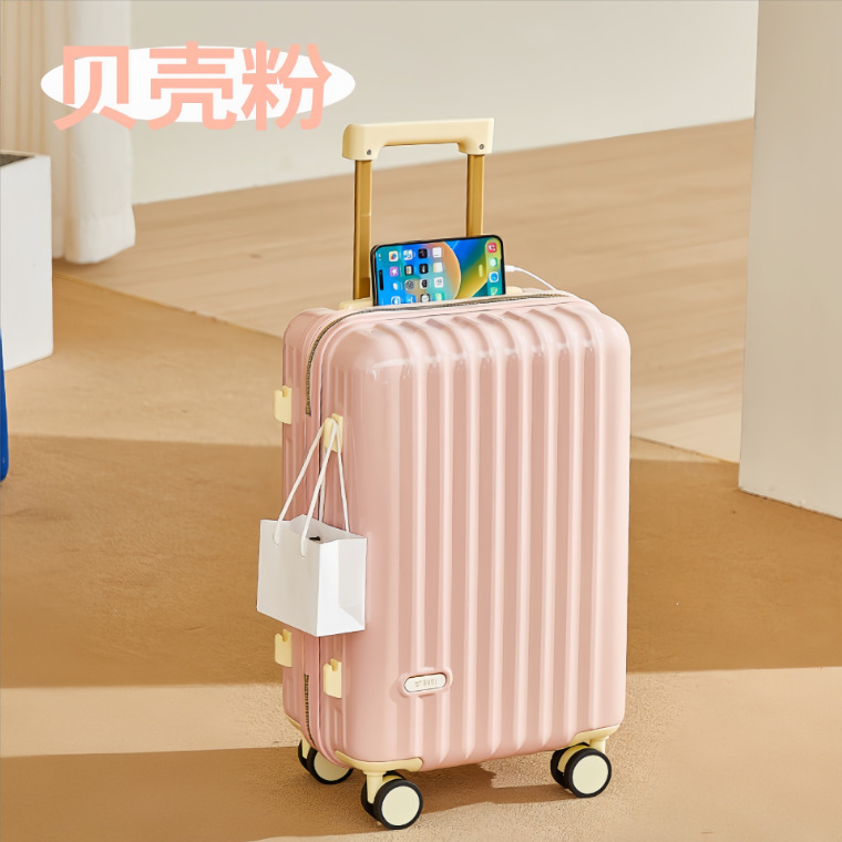 Maleta, niña, estudiante, maleta trolley de alto valor, caja de contraseña de viaje pequeña, fresca y duradera, rueda universal para reducir la carga