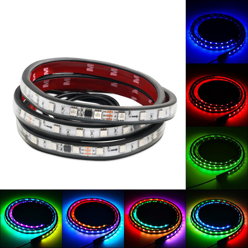 Gran camión 24V colorido caballo de carreras led lámpara de guía de luz decorativa lámpara de corriente de luz de automóvil lámpara de atmósfera de automóvil modificada image 3