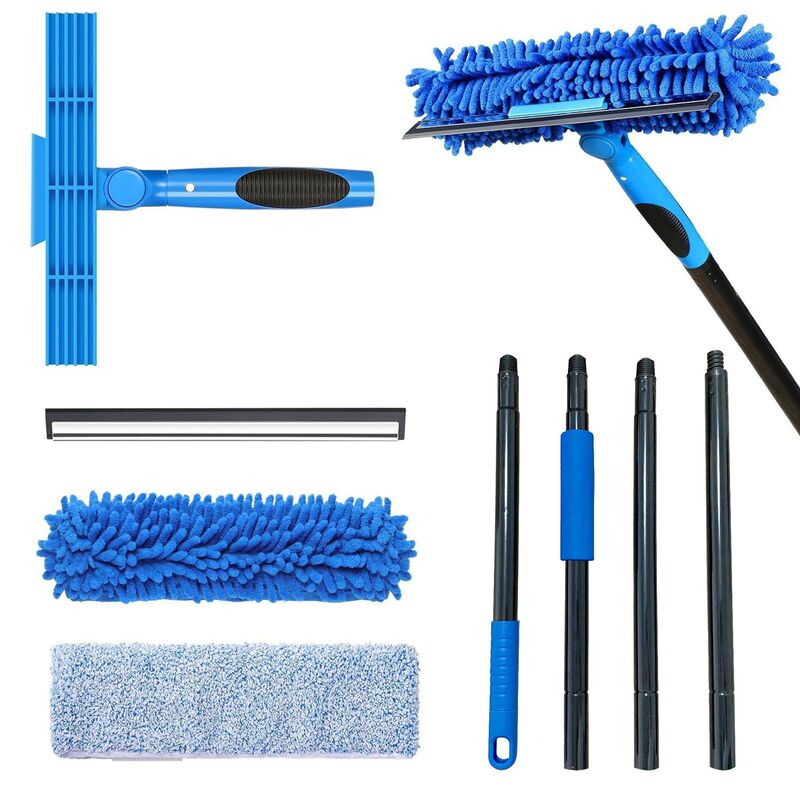 Manufacturer Amazon Dual-Purpose Window Cleaning Tool with Extension Rod, Glass Cleaning Gadget, Specialized Double-Sided Window Wiper Manufacturer Amazon Dual-Purpose Window Cleaning Tool with Extension Rod, Glass Cleaning Gadget, Specialized Double-Sided Window Wiper