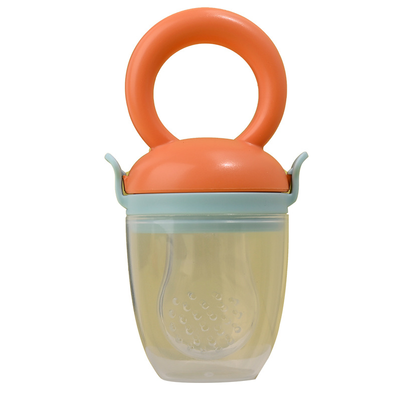 Bebé frutas y verduras bebé fruta suplemento alimenticio mordedura mordida bolsa de malla de silicona recién nacido chupete al por mayor