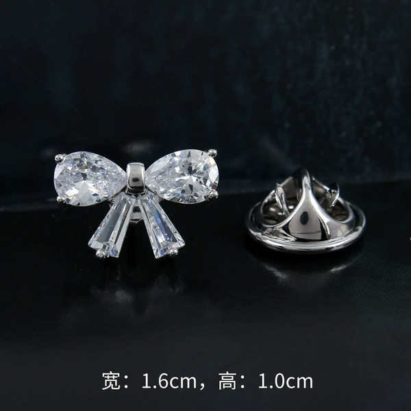 Water Drop Bow-Platinum 021