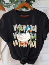 ����Ůʿ���ж���Բ��T�� - �ɰ���ͨѼ���뻨��ͼ��ӡ����͸����