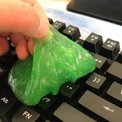 Multifunctional cleaning soft glue, used to remove dust from the air outlet in the car, computer keyboard magic crystal cleaning mud glue