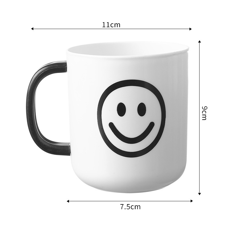 Sonriente taza de enjuague bucal en el viento pareja taza de enjuague encantador viento hogar taza de cepillo de dientes simple taza al por mayor