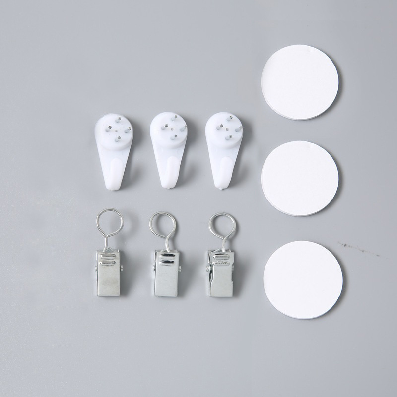Wall Hanging Picture Hanging Photo Frame Matching Installation Set Traceless Nails Double-Sided Tape 3 Nails 3 Glue 3 Clip Set Wholesale