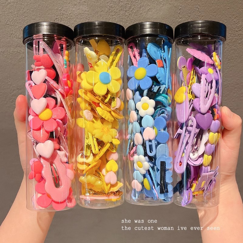 2025 nuevo clip de cabello de color para niños lindos dibujos animados tarjeta de cabello de niña arco no daña el cabello lateral clip de cabello roto