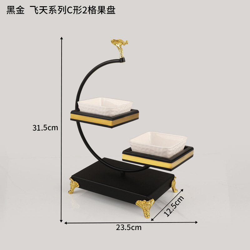 KTV decoración de la Mesa suministros conjunto completo decoración de escritorio traje de lujo de gama alta Club bar plato de fruta estante Cenicero estante de trigo
