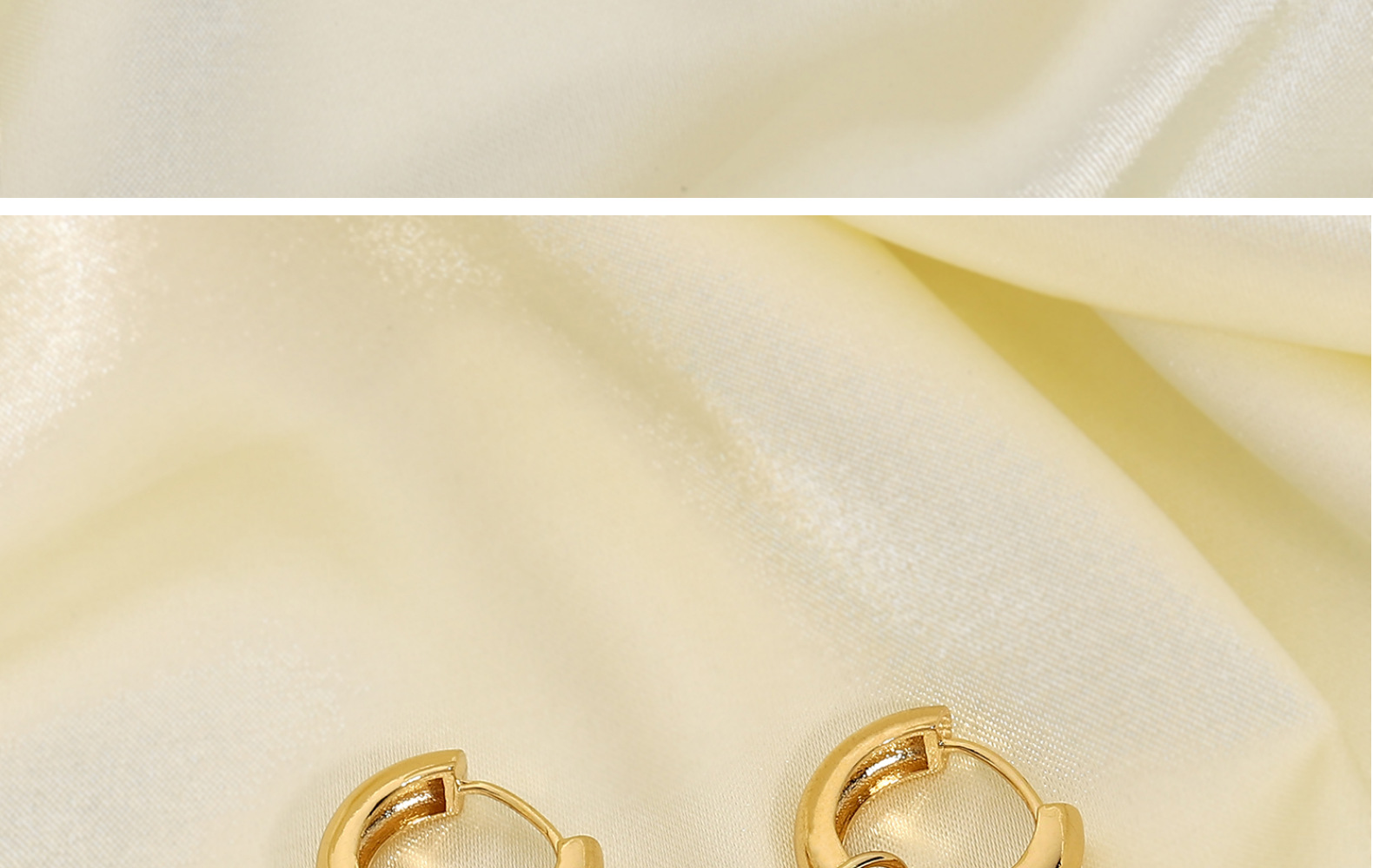 Pearl Artificial Pearls Gold Plated Earrings display picture 3