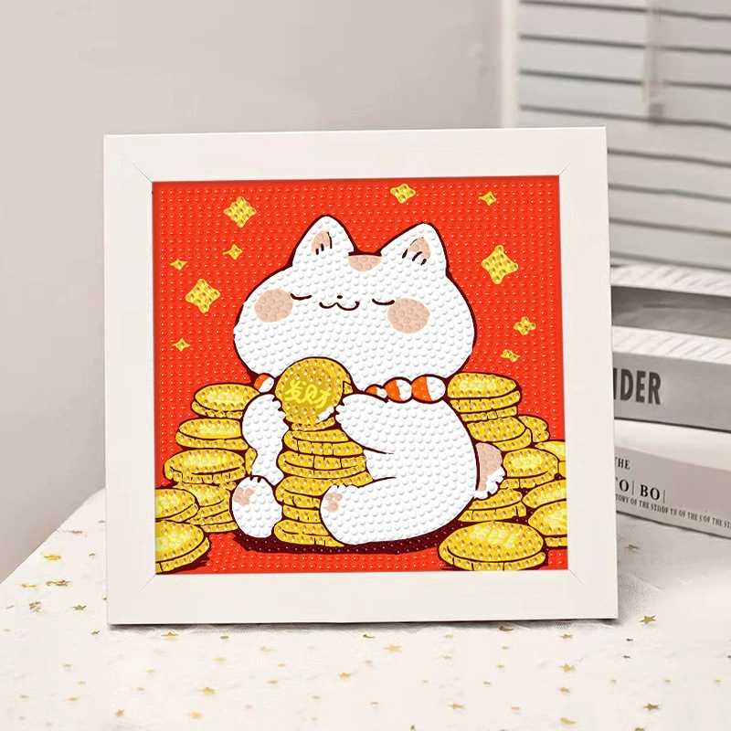Набор для алмазной вышивки (Sanrio) Пикачу в раме, 17×17 см, комплект для полного стежка DIY