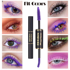 Fit Colors Dual-Ended Colored Eyeliner Thickening and Lifting, Crease-Resistant, Big Head Eyebrow and Eyelash Mascara Cross-Border
