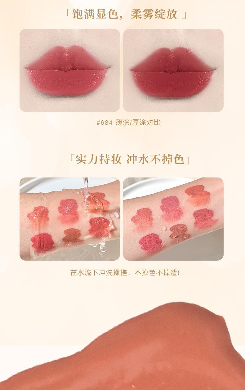 Novo5913 lip gloss is silky smooth, matte and easy to handle. It naturally brightens the complexion and does not fade easily. It is affordable undefined