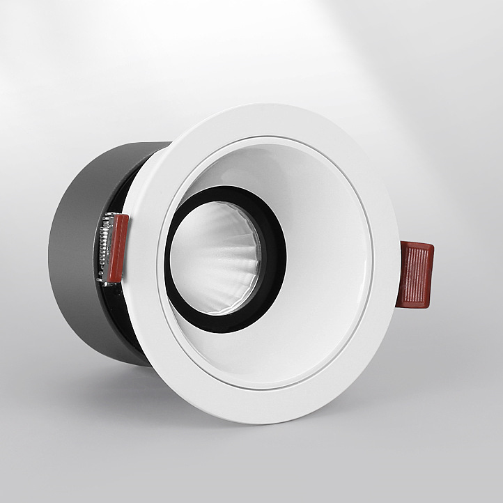 All White 7W surface diameter 100 opening 75-90