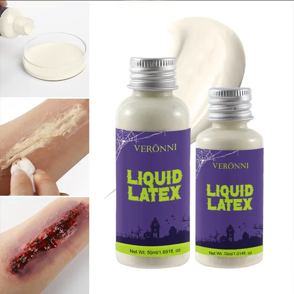 Veronni Halloween Fake Skin Production Latex Vulcanized Latex Fake Scar Production Latex Fake Wrinkles