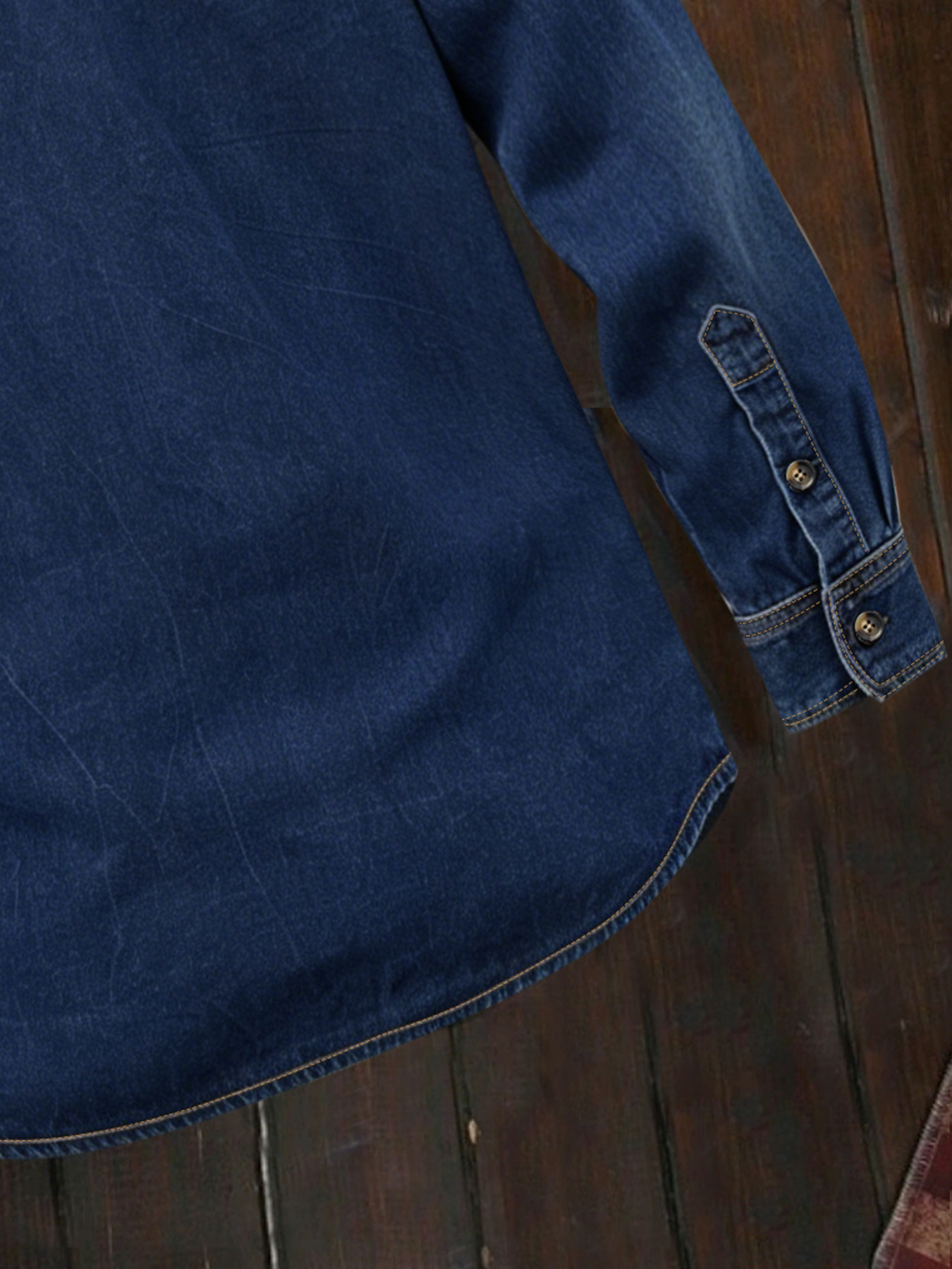 Men's American Style Long Sleeved Shirt Spring Summer Denim Jacket Washed Youth Cross Border Casual Clothing_viptrois.com