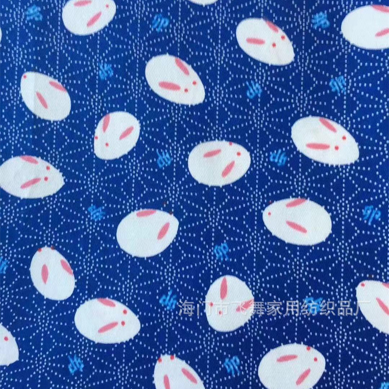厂家直销窄幅1.6米全棉斜纹印花布卡通婴童布韩版手工棉服罩衣