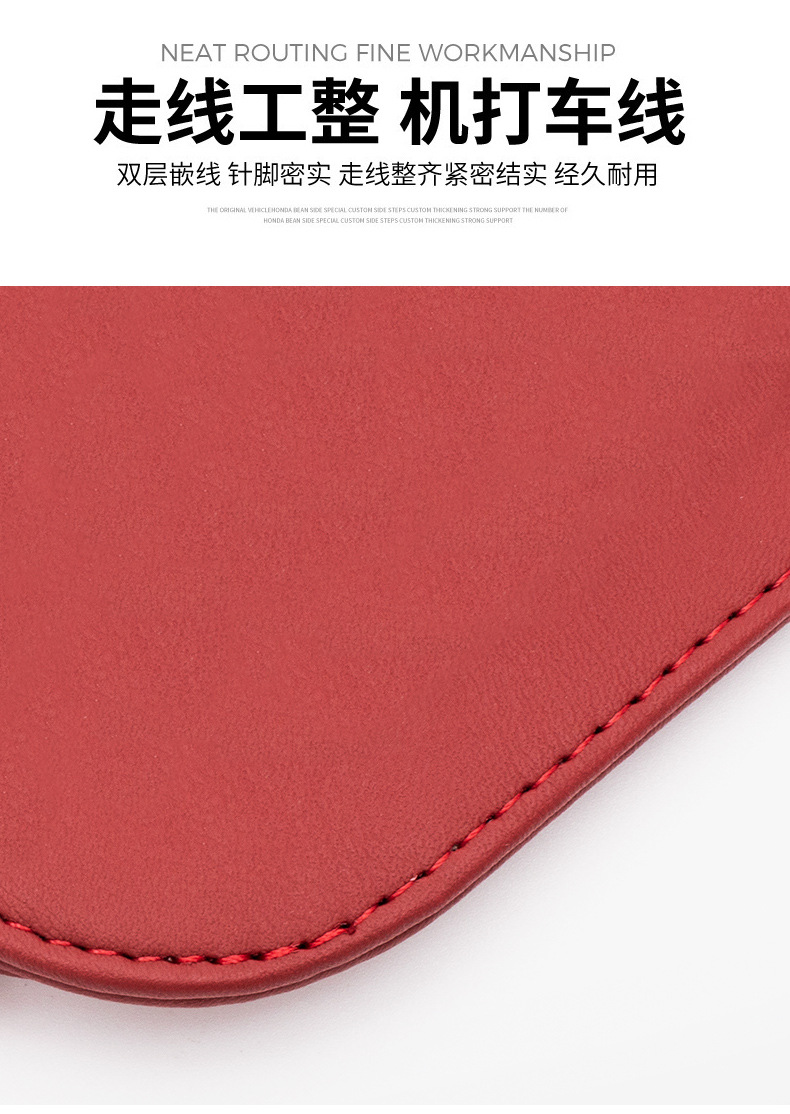 Multi-functional car glasses clip receipt storage driving leather car sun visor storage box car sunglasses clip clip