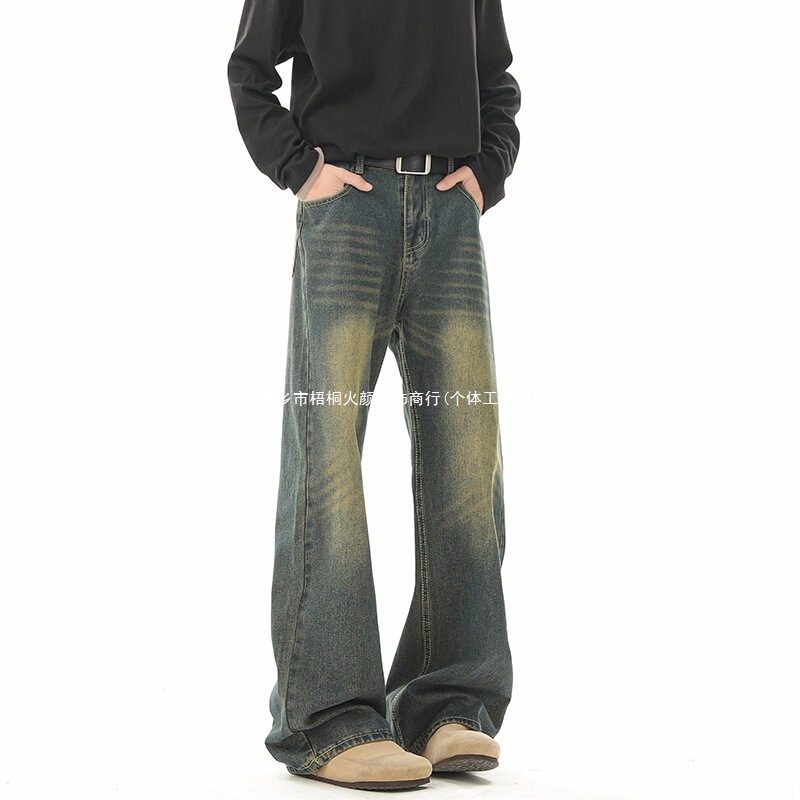 2026 Spring, Autumn, Winter New American High Street Retro Cleanfit Men's Korean Style Loose Straight Jeans 2026 Spring, Autumn, Winter New American High Street Retro Cleanfit Men's Korean Style Loose Straight Jeans