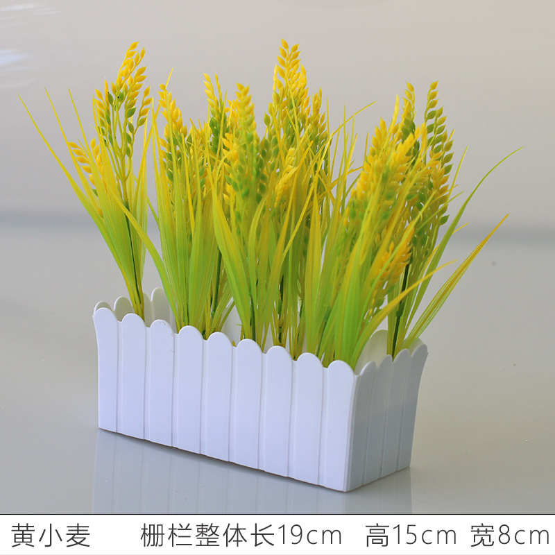 Flor artificial jardín de flores de plástico traje de valla de flores artificiales decoración de la ventana interior y exterior decoración floral decoración de la Mesa maceta flor