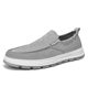 Men's Shoes Summer Breathable Ice Silk Cloth Slip-on Lazy Shoes Old Beijing Casual Cloth Shoes Soft Bottom Soft Surface Simple Shoes