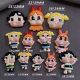 Crying policewoman cartoon resin jewelry small accessories diy mobile phone case handmade children's hair clip material wholesale